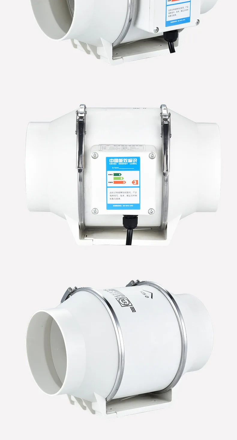 Extractor Ventilation Kitchen Toilet Wall Air Clean Ventilator