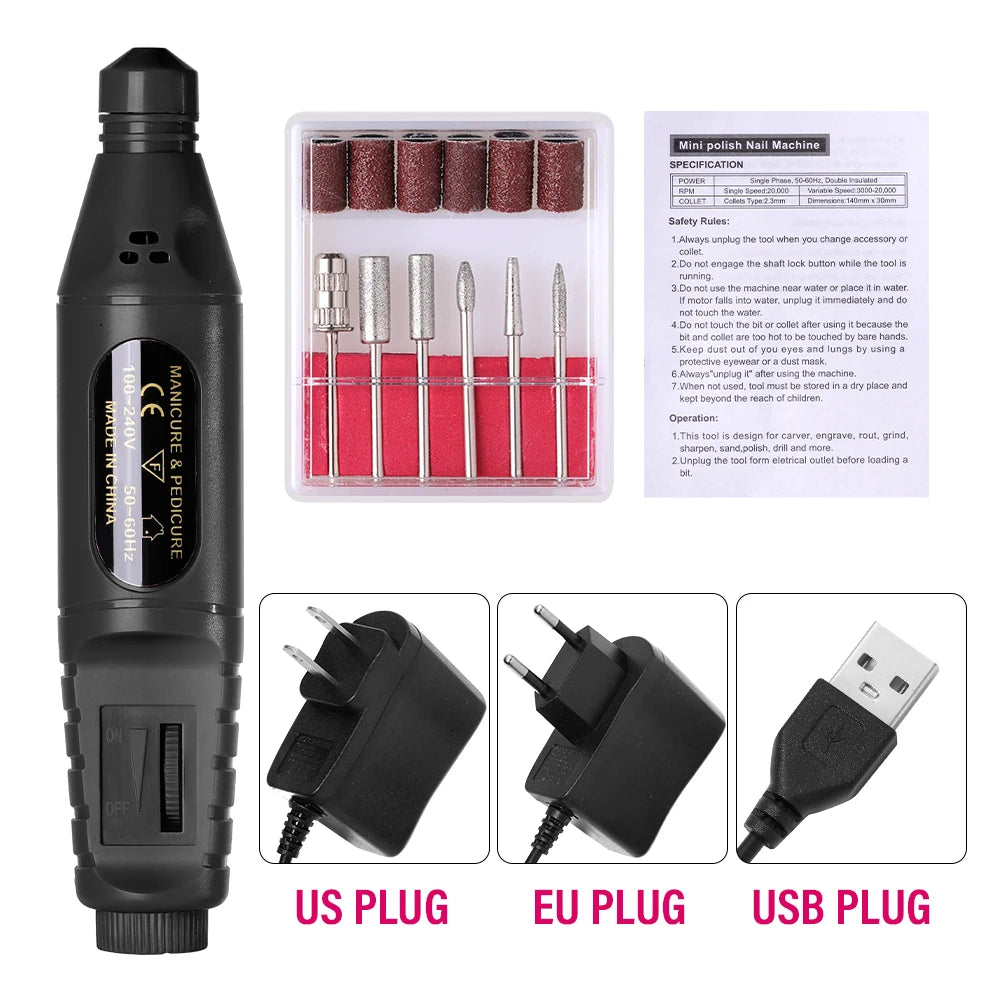 Professional Electric Nail Drill Machine