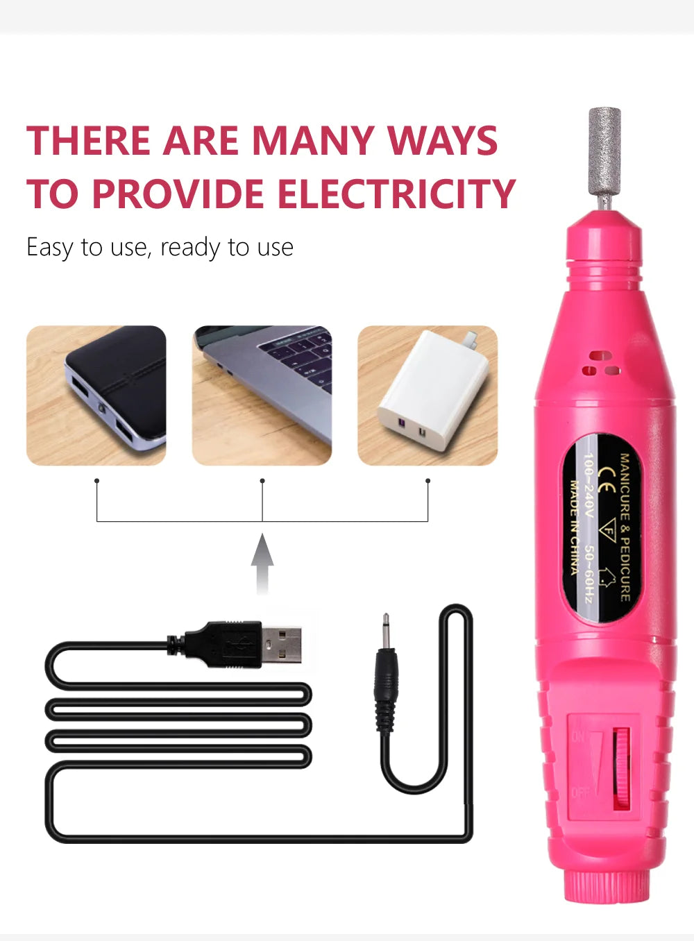Professional Electric Nail Drill Machine