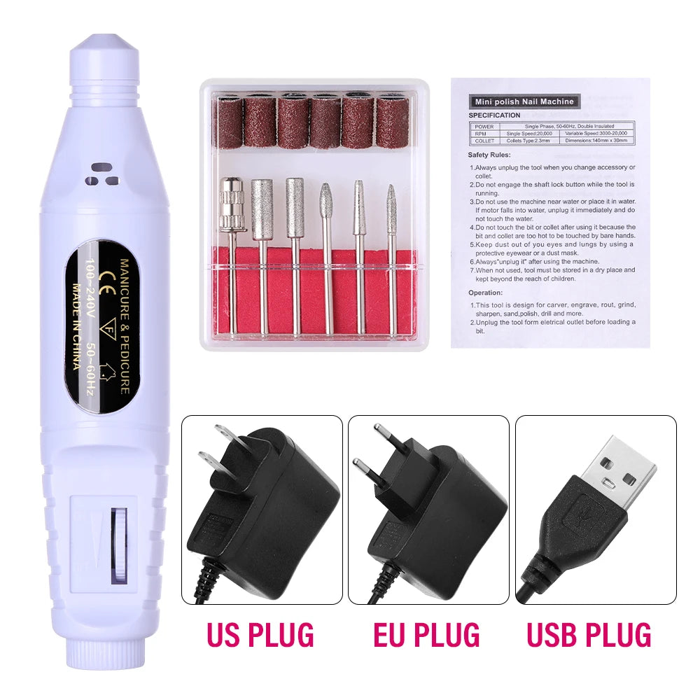 Professional Electric Nail Drill Machine