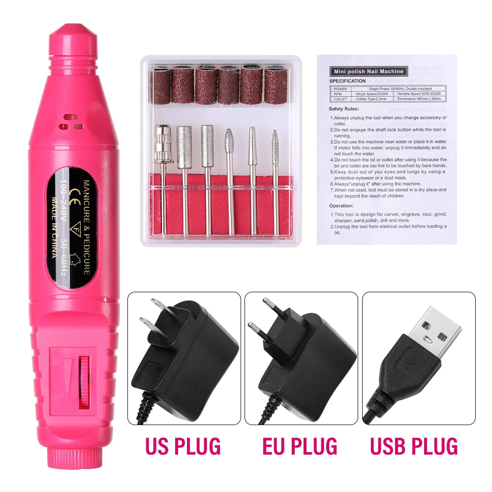 Professional Electric Nail Drill Machine